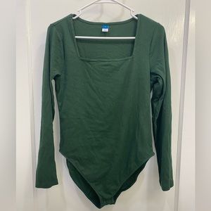 Old Navy green bodysuit